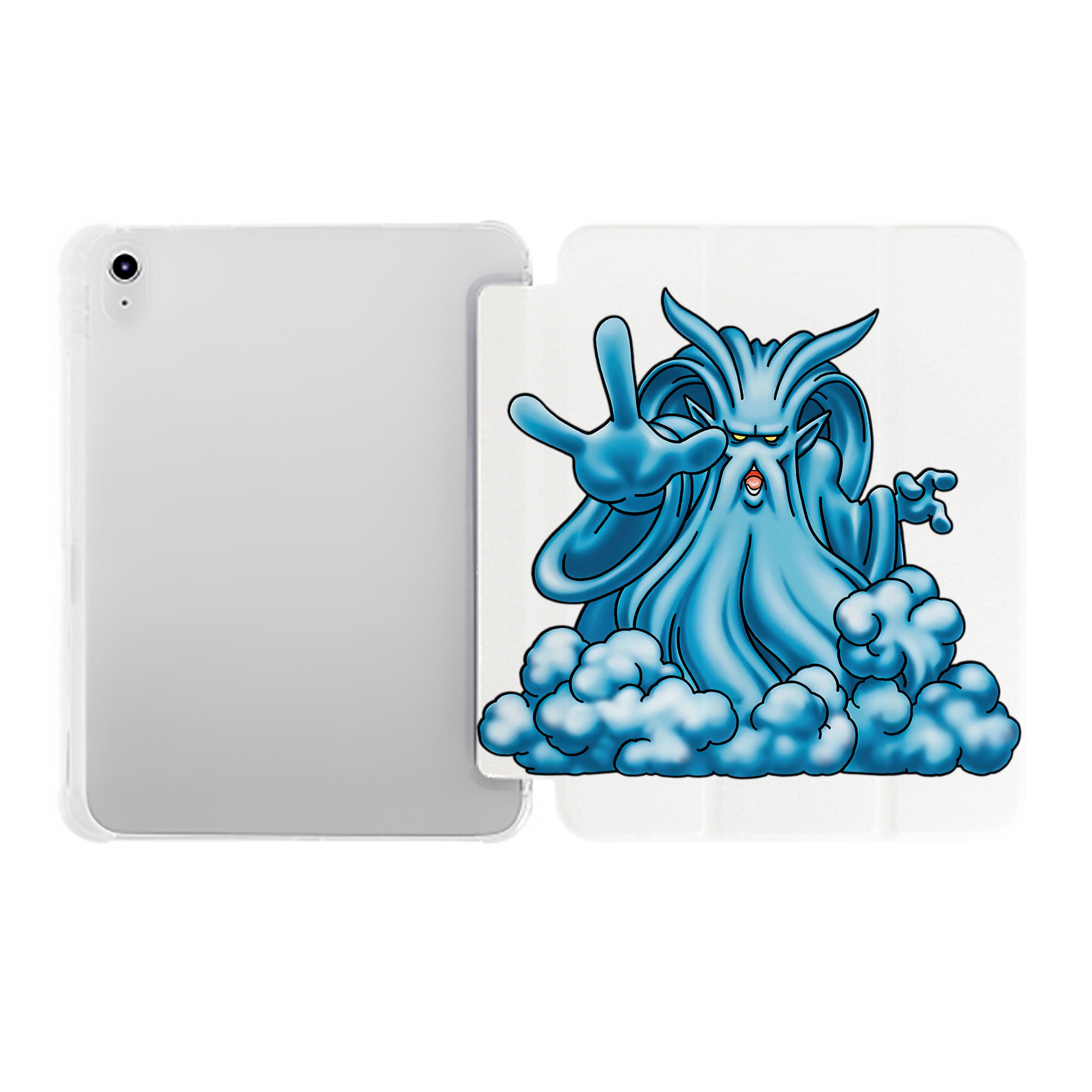 （画像用） ドラゴンクエスト Doragon Kuesuto Dragon Quest IPad ケース ペン収納付き 三つ折りスタンド PUレザー×シリコン 対応機種9.5/10.5/10.9インチ